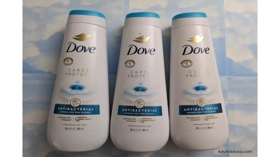 เพื่อการทำความสะอาดต้านเชื้อแบคทีเรียที่มีประสิทธิภาพซึ่งไม่ทำให้ผิวแห้งลองใช้ Dove Care & Protect Antibacterial Body Wash