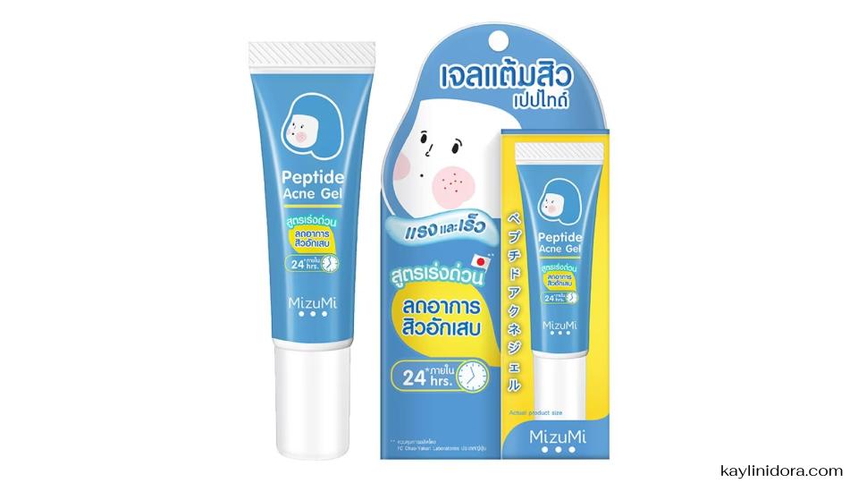 Mizumi Peptide Acne Gel เหมาะสำหรับคนที่มีปัญหาสิว ไม่ว่าจะเป็นสิวอักเสบ สิวอุดตัน หรือรอยแดงจากสิว เป็นอีกหนึ่งตัวเลือกที่น่าสนใจ ด้วยสูตรอ่อนโยนที่พัฒนาเพื่อช่วยลดสิวโดยไม่ทำให้ผิวแห้งลอก พร้อมทั้งช่วยฟื้นฟูผิวให้แข็งแรงขึ้