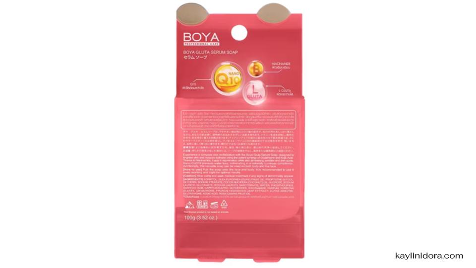 Boya Gluta Serum Soap สำหรับคนที่กำลังมองหาสบู่ทำความสะอาดผิวที่ช่วยทั้งเรื่องความกระจ่างใส ลดจุดด่างดำ และให้ผิวนุ่มชุ่มชื้น